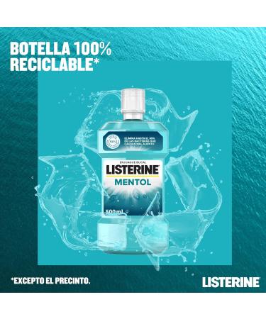 LISTERINE Mouthwash 500 ml - Powerful Freshness & Antiseptic Action | 1 Pack for International Shipping - Buy Online on GoSupps.com