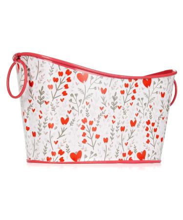 BRUBAKER Cosmetics 6-Piece Bath & Shower Set - Strawberry Sweet Love Gift Set in Decorative Metal Basket - Pink Floral Design - Buy Online on GoSupps.com