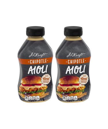 J.L Kraft Chipotle Aioli with Real Chipotle Peppers Spread for Dipping, Sandwiches, Burgers - 2 Pk (24 oz)