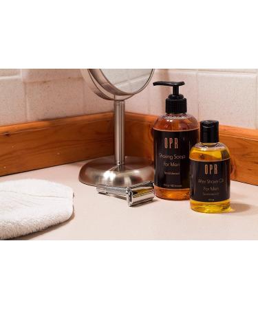 OPR Sandalwood Shave Soap: Foam-Free Shaving Cream for Men with Superior Lubrication, Smooth Skin, Great Scent, Up to 180 Shaves - No Bowl Needed - Buy Online on GoSupps.com