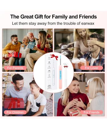 Ear Wax Removal Ear Cleaner with 1080P HD Camera with 6 LED Lights/IP67 Waterproof Lens/8 Traditional Tools Ear Wax Removal Kit Rechargeable Ear Cleaning kit for iOS Android Tablet (Pink10) - Buy Online on GoSupps.com