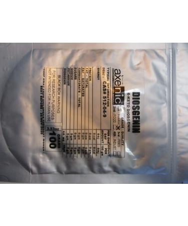 DIOSGENIN 98% Powder 100 Grams Wild YAM Active 6-Keto DIOSGENIN