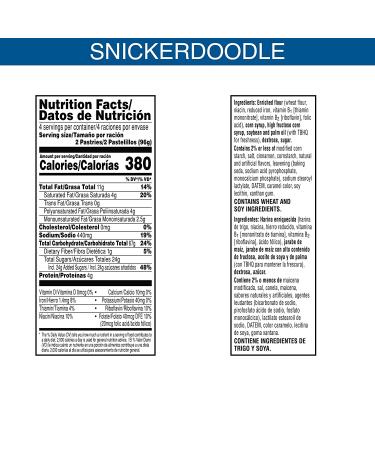 Snickerdoodle Pop-Tarts 13.5oz Box - Delicious Breakfast & Kids Snack - Buy Online on GoSupps.com