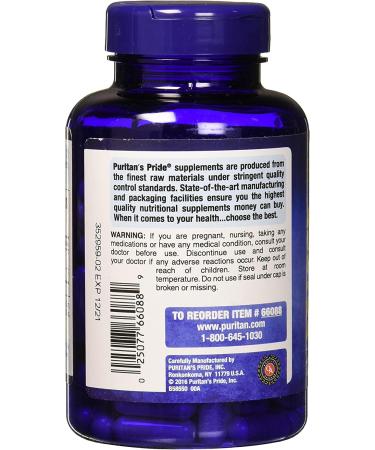 Puritan's Pride Acetyl L-Carnitine Free Form 120 Count - Premium Quality Supplement - Buy Online on GoSupps.com
