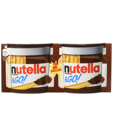 Nutella Cereal Sticks and Spread with Hazelnuts and Cocoa 2 x 13 g – Pack of 4