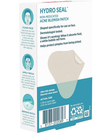 Band-Aid Hydro Seal Acne Patches for Face - Non-Medicated Blemish Patch for Pimples - 7 Patches - Buy Online on GoSupps.com