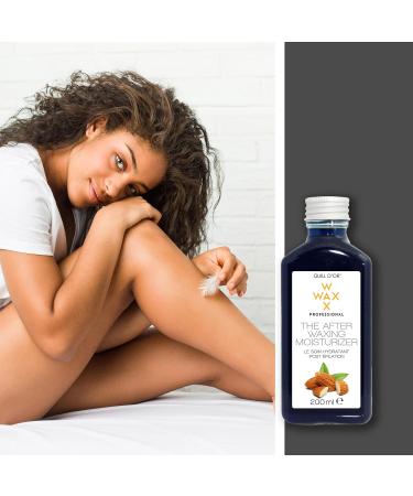 After Waxing Moisturizer 200ml | WaxWax de Guill DOr | Nourishing Sweet Almond Oil for Soft Skin - Buy Online on GoSupps.com