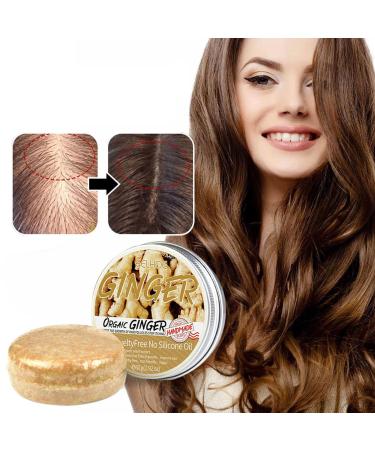 5 Ginger Hair Regrowth Shampoo | Thick Moisturizing Shampoo for Hair Growth,Natural Organic Ginger Shampoo,Woyufen