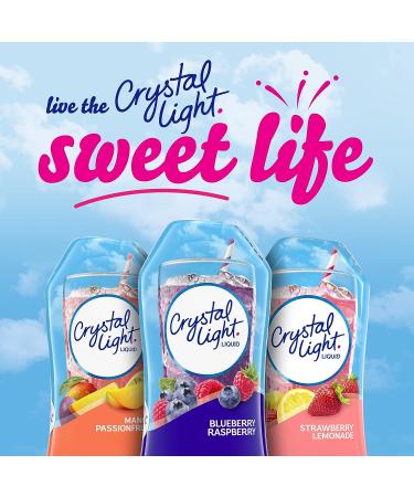 Crystal Light Blueberry Raspberry Water Enhancer - Sugar-Free, Zero Calorie, Liquid Drink Mix (1.62 fl oz Bottle, Pack of 12) - Buy Online on GoSupps.com
