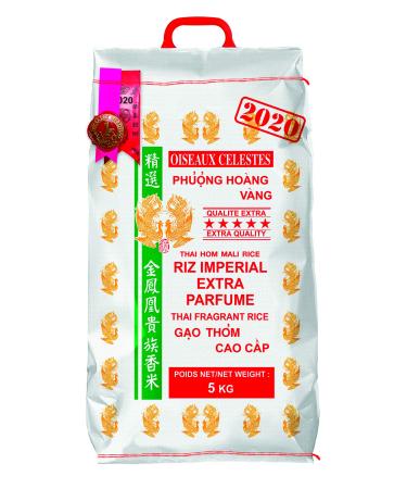 Premium Quality Extra Scented Imperial Thai Rice - Brand Celestial Birds - Harvest Year 2020 (Bags of 5 kg, 10 kg or 20 kg) (