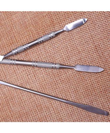 Rocita 3-Piece Stainless Steel Make Up Spatula Set | Double Spatula Tool for Mixing & Sampling Makeup Cream | International Shipping Available - Buy Online on GoSupps.com