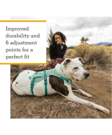 RUFFWEAR Flagline XS Reflective Dog Harness with Handle | Lightweight & Adjustable | Alpenglow Pink - Buy Online on GoSupps.com
