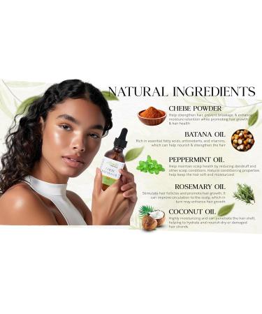 Chebe Batana Hair Growth Oil & Powder | Organic 2 fl oz for Breakage Control & Scalp Care - Buy Online on GoSupps.com