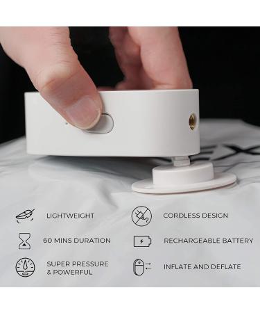 FLEXTAILGEAR Vacuum Storage Bags with Electric Air Pump - 6 Pack (S, M, L) - Space Saver Bags for Travel and Home - White - Buy Online on GoSupps.com