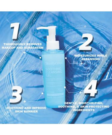 Soothing Cleansing Gel for Face - Gentle Makeup Remover & Blemish Control for Sensitive Skin | International Shipping Available - Buy Online on GoSupps.com