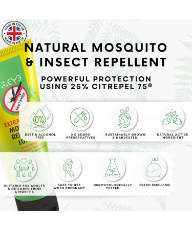 THEYE Mosquito Repellent Cream - Extra Strong Tropical Strength | 100% Natural Deet Free | Safe for Adults, Children & Environment | 75ml - Buy Online on GoSupps.com