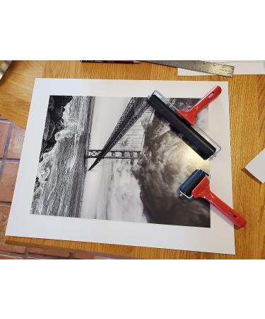 Artilife Rubber Rollers Set - 3Pcs 2.4, 5.9 and 7.9 Brayer Rollers for Crafting, Printmaking, Stamping, Painting - Anti-Skid Construction Tools - Buy Online on GoSupps.com