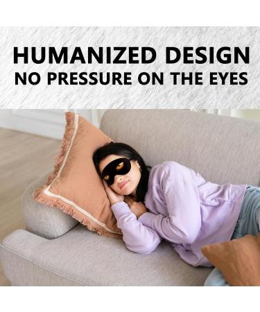 Black Cat Silk Eye Mask | Adjustable Cute Sleep Masks for Women & Funny Gifts for Men Boys & Girls - Buy Online on GoSupps.com