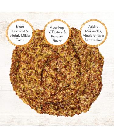 Roland Grained French Dijon Mustard 4.4lb - Specialty Imported Food - Buy Online on GoSupps.com