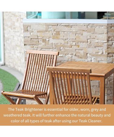 Furniture Clinic Teak Care Kit - Teak Oil, Cleaner & Brightener for Wood Restoration & Protection - Buy Online on GoSupps.com