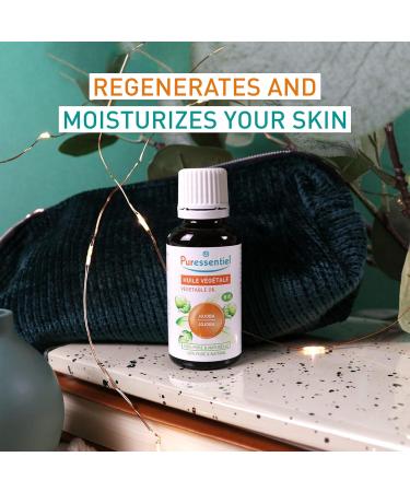 Pure Essentiel Organic Jojoba Oil - 100% Pure & Natural Cold-Pressed Vegan - Nourish Hair Skin & Nails - 50ml - Buy Online on GoSupps.com