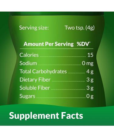 Benefiber Daily Prebiotic Dietary Fiber Supplement Powder - 38 Servings / 5.4 oz - 100% Natural & Taste-Free for Digestive Health - Buy Online on GoSupps.com