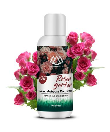 Nordholz sauna infusion choose from 48 varieties 100ml - sauna infusion agent #36 rose garden Special & natural sauna fragrance for intensive & relaxing moments - perfect sauna accessories