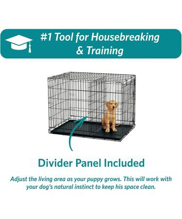 MidWest Homes iCrate Dog Crates - Single & Double Door Options for Pets - Buy Online on GoSupps.com