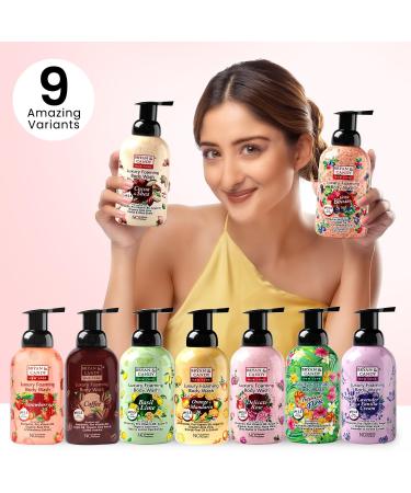 Bryan & Candy Luxury Foaming Body Wash - Strawberry | Pentavitin Pro Vit B5 & Argan Oil | pH 5.5 | All Skin Types | 400ml - International Shipping - Buy Online on GoSupps.com
