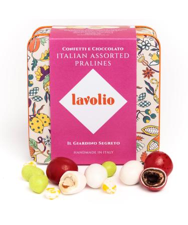 Lavolio JARDIN DE FRUITS - Chocolat italien - S lection artisanale de fruits confits enrob s de chocolat bonbons raffin s et chocolats offrir - Sans gluten - 150 g