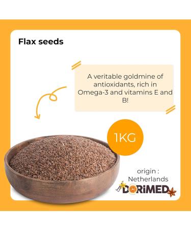 Linseed Whole Natural 2.2 Lbs - Buy Online on GoSupps.com