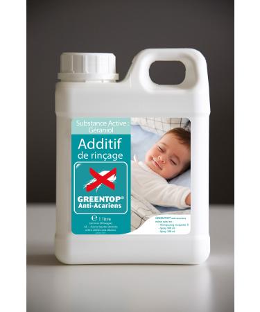 Greentop Anti-Dust Mite Rinse Additive for Textiles 1L Plant-Based Active Non-Neurotoxic Infant Friendly