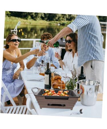 RORPOIR 1pc Oven Nonstick Coating Stove Pan Outdoor Grills Metal Barbecue Rack Grill Plate Grilled Fish Stove Alcohol Bbq Stove Camping Stove Medical Stone Coating Pull-out - Buy Online on GoSupps.com