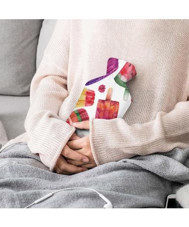 Buy Color Popsicle Hot Water Bottle with Plush Cover | Hand Warmer for Adults & Kids - 26.5x15.3cm | Fast International Shipping - Buy Online on GoSupps.com