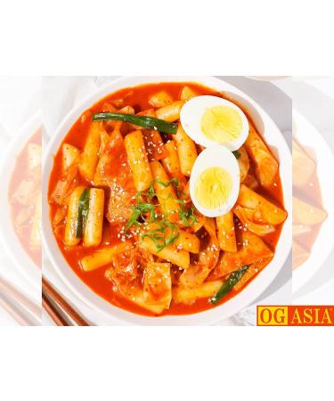 Buy Yopokki 5 Pack Instant Rice Cake Cups - Korean Spicy & Sweet Rice Cakes - Top 5 Flavors with Garlic Beans & Kimchi - OG Asia - 635g International Shipping Available - Buy Online on GoSupps.com