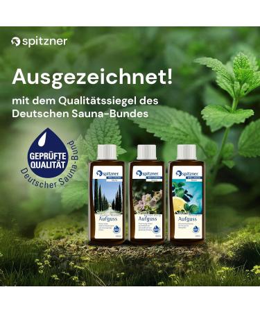 Buy Spitzner Sauna Infusion Set Body & Mind (3 x 190 ml) | Wellness Sauna Oils - Cypress Rosemary Lemon-Honey Citrus-Mint - International Shipping - Buy Online on GoSupps.com