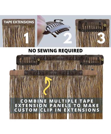 Big Kizzy Brown Kizzy Clips - No Sew Extension Clips Kit for Tape in and Wefted Hair Extensions - Convert to Clip Ins Easily - Reusable and Convenient - Buy Online on GoSupps.com