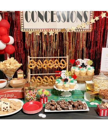 Arthsdite 24 Pcs Casino Poker Theme Party Decorations Poker Heart Cupcake Toppers Las Vegas Casino Night Cake Decorations Playing Card Toothpicks Fruit Food Picks Birthday Party Favors Supplies - Buy Online on GoSupps.com