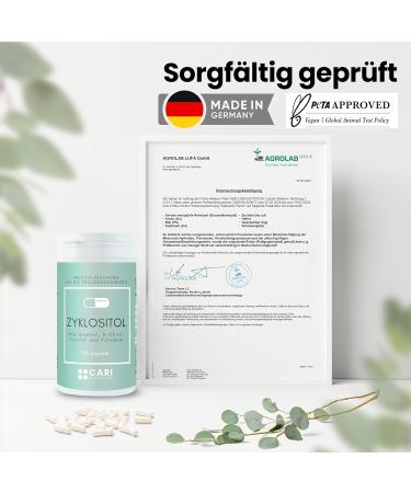 Zyklositol Capsules | Myo & D-Chiro Inositol with Folic Acid | PCOS Support Insulin Resistance Vegan Made in Germany - Shop Now! - Buy Online on GoSupps.com