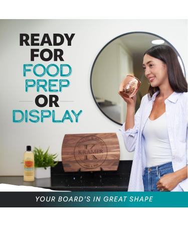 Natural Wood Conditioner for Cutting Boards - Food Grade Orange & Lemon Oil Blend - 16 oz - Buy Online on GoSupps.com