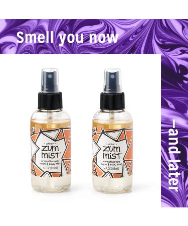 ZUM Zum Mist Aromatherapy Amber Room & Body Spray - 4 fl oz (118 ml) | Natural Fragrance - Buy Online on GoSupps.com