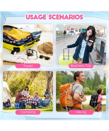 Nuen Portable Soft Toothbrush Set - 2 Foldable Travel Toothbrushes with Toothpaste for Camping - Mini Soft Bristle Toothbrush in Pink - Buy Online on GoSupps.com