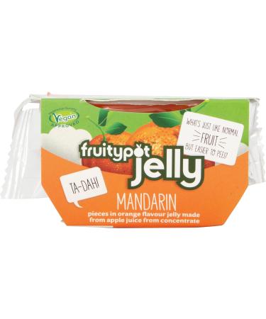 Fruitypot Mandarin in Orange Flavour Jelly - 18 x 120g Pots - Buy Online on GoSupps.com