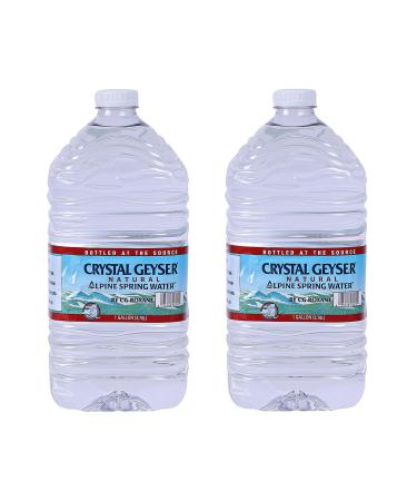CRYSTAL GEYSER SINCE 1977 Purified Water 1 Gallon, 25.4 Fl Oz, (Pack of 2) 128 Fl Oz (Pack of 2)