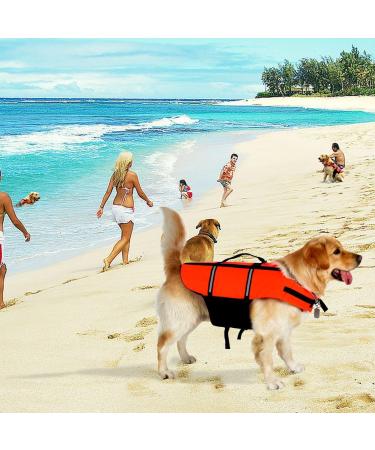 Buy Poppypet Reflective Orange Dog Rescue Vest - Freeride Safety Gear for International Shipping - Buy Online on GoSupps.com