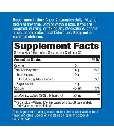 Nature's Way Fortify Probiotic Gummies - Berry Flavor, 6 Billion CFU, 60 Count - Buy Online on GoSupps.com