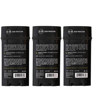 Barrel and Oak Men's Aluminum-Free Deodorant Variety Pack - 3 Essential Oil Scents, Vegan Formula for Sensitive Skin - No Clothing Stains - 3oz x 3 Pack - Buy Online on GoSupps.com