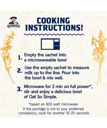 Quaker Oats Oat So Simple Original Porridge Sachets - Case of 60, 27g Each - Buy Online on GoSupps.com