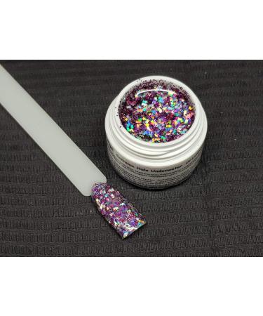 Buy 5ml UV Exclusiv Big Glitter Gel - Extreme Holo Underwater Shine for Nails | International Shipping Available - Buy Online on GoSupps.com