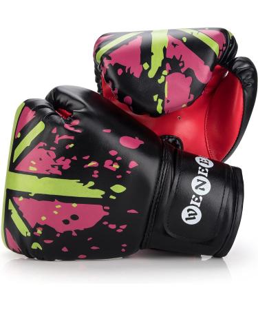WeNeedU Kids Boxing Gloves for Ages 3-15 - Junior Youth Training Gloves for Punching Bag and Sparring - Black001 - Buy Online on GoSupps.com